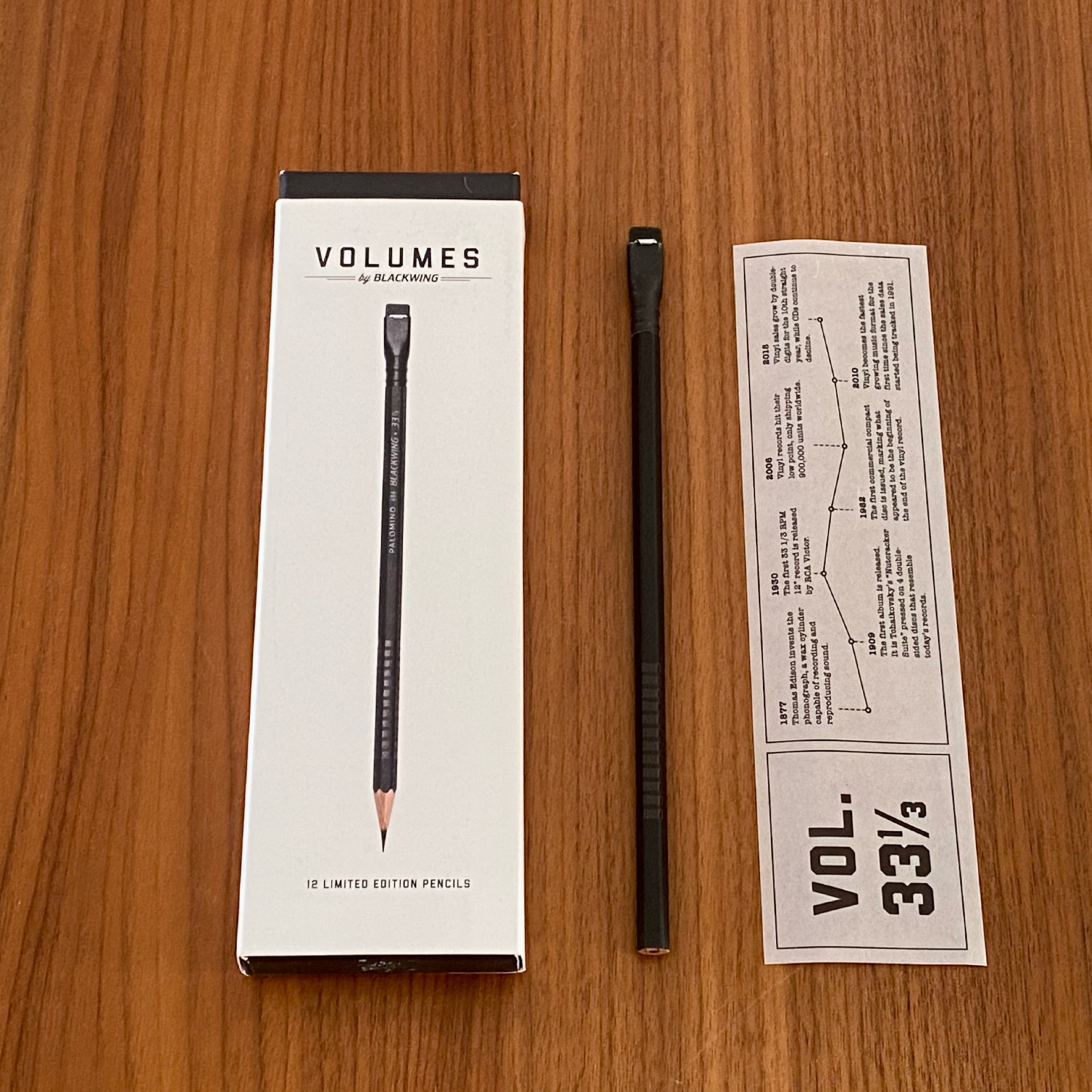 Blackwing Pencil Volume 33 1/3 + original box (1 pencil)